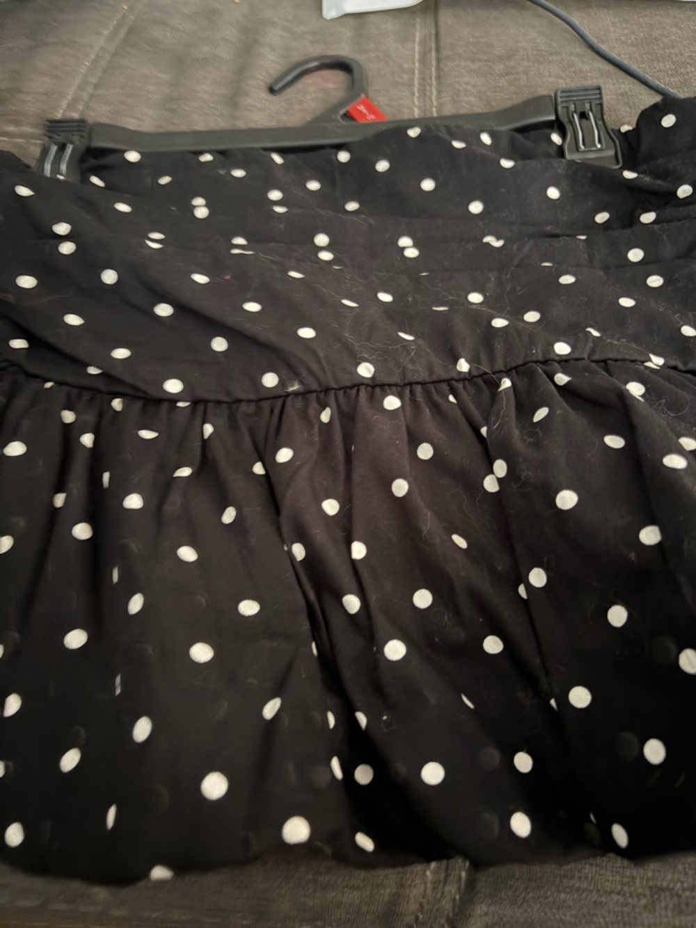 Black Polka Dot Women's Crop to- Classic Flared Style. Medium (8-10) new